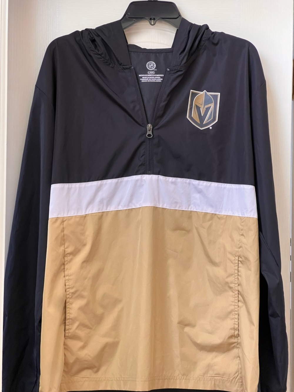 NHL Vegas Golden Knights Black and Gold Hooded Pullover